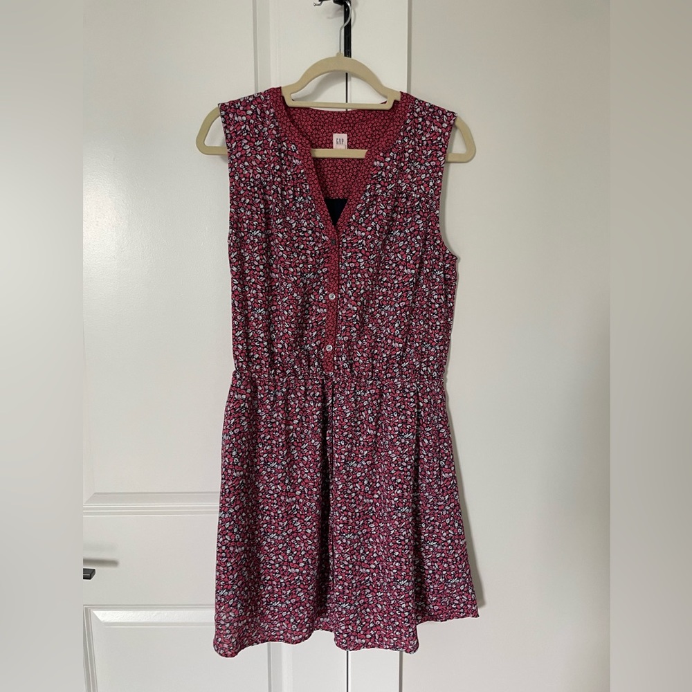 Gap pink floral dress